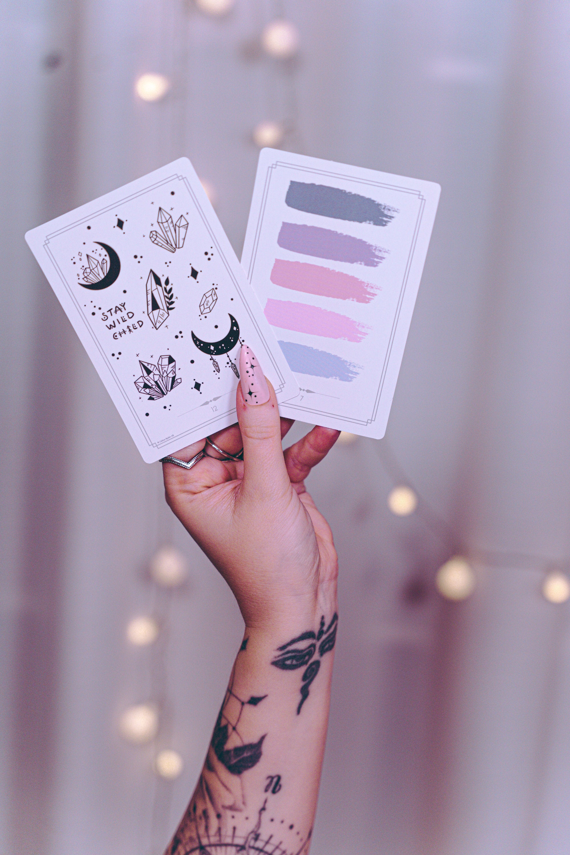 Moonflair - Nail Cards by Celina Rydén - Creata Beauty - Professional Beauty Products