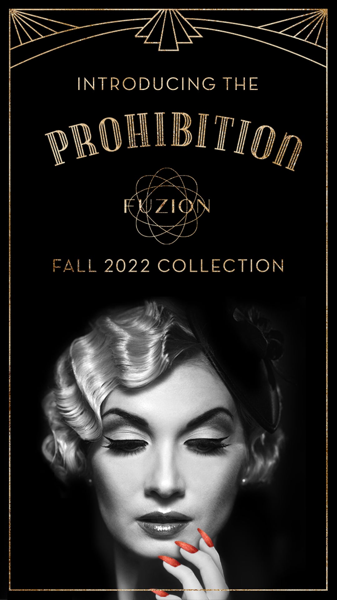 Fuzion UV/LED Colourz & Sparklez - Fall 2022 Collection: Prohibition - Creata Beauty - Professional Beauty Products