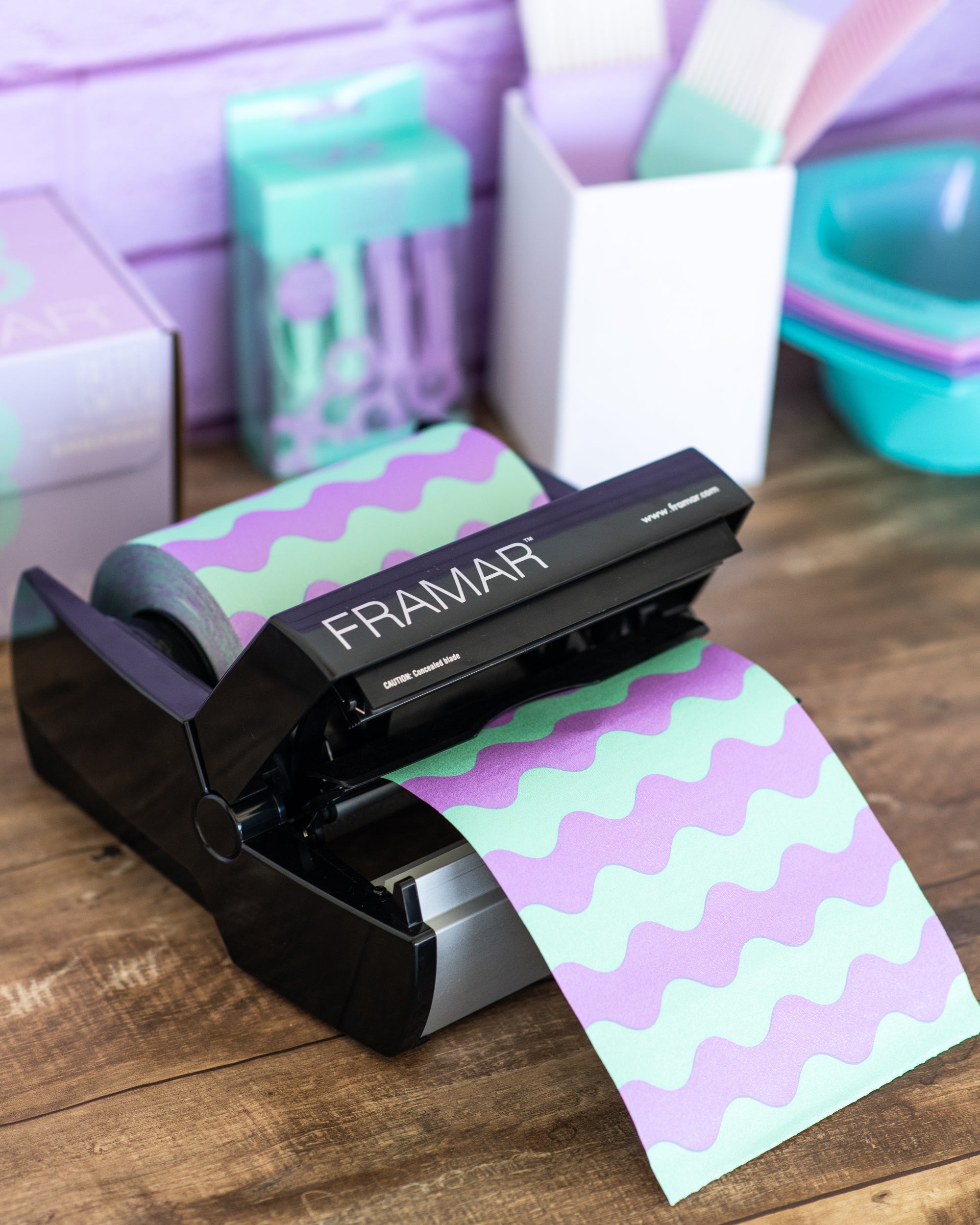 Framar Embossed Foil - Pastel Switch (Medium) - Small Roll - Creata Beauty - Professional Beauty Products