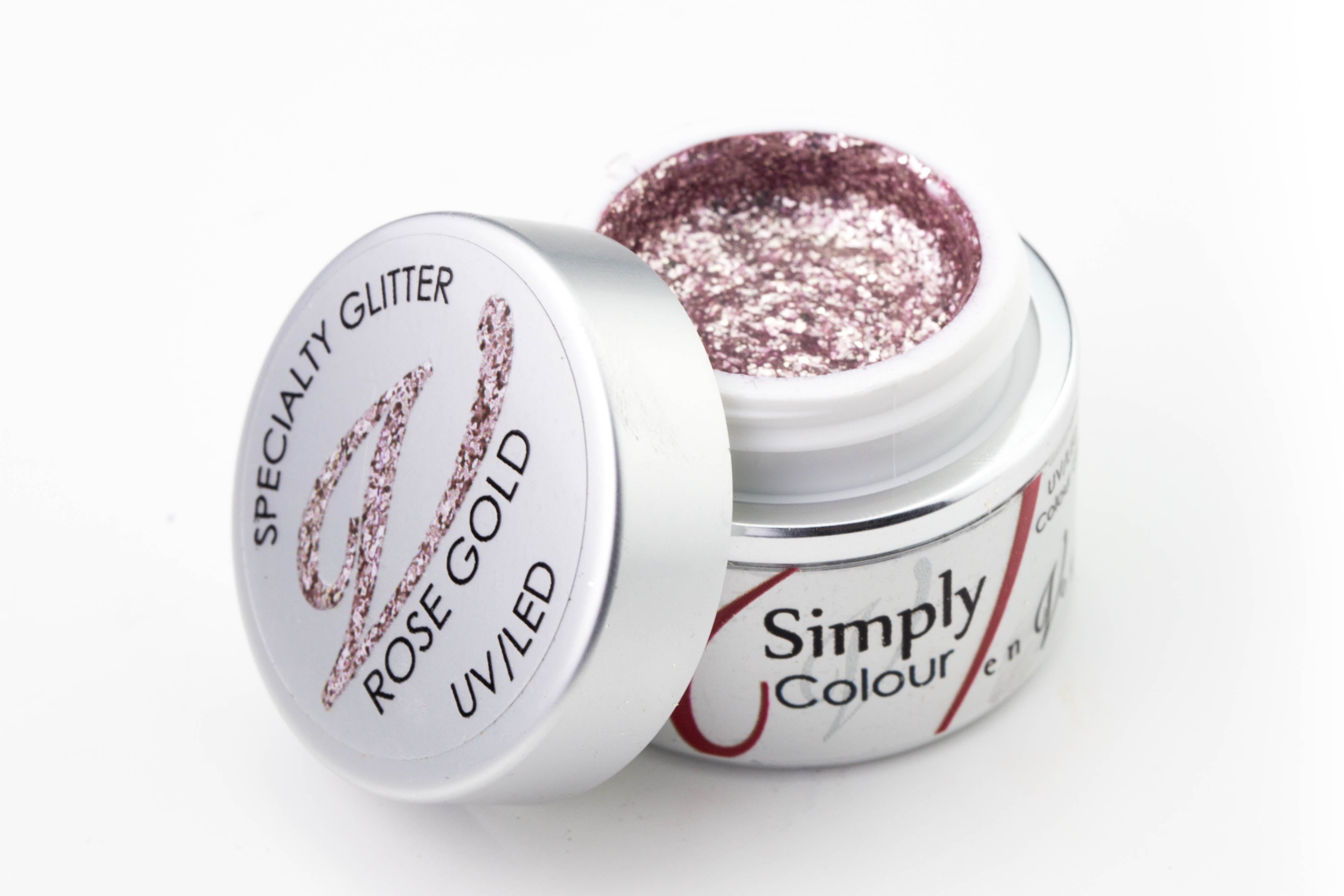 En Vogue Simply Specialty Glitter Gel - Rose Gold - Creata Beauty - Professional Beauty Products