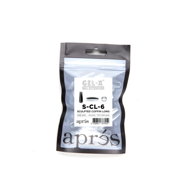 Aprés Nail - Sculpted Coffin Long Refill Bags - Creata Beauty - Professional Beauty Products