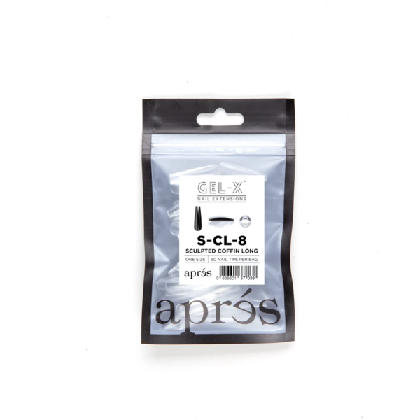 Aprés Nail - Sculpted Coffin Long Refill Bags - Creata Beauty - Professional Beauty Products