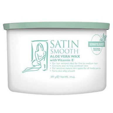 Satin Smooth Wax - Aloe Vera Cream - Creata Beauty - Professional Beauty Products
