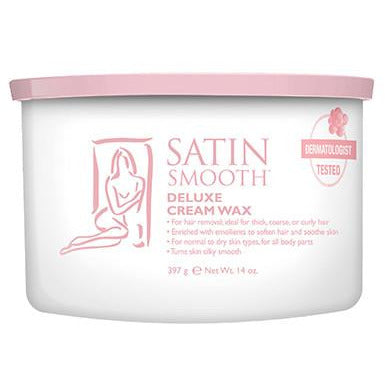 Satin Smooth Wax - Deluxe Cream - Creata Beauty - Professional Beauty Products