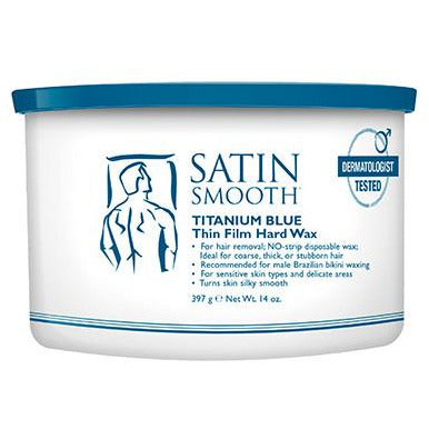 Satin Smooth Hard Wax - Titanium Blue Thin Film - Creata Beauty - Professional Beauty Products
