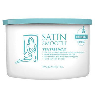 Satin Smooth Wax - Tea Tree Cream - Creata Beauty - Professional Beauty Products