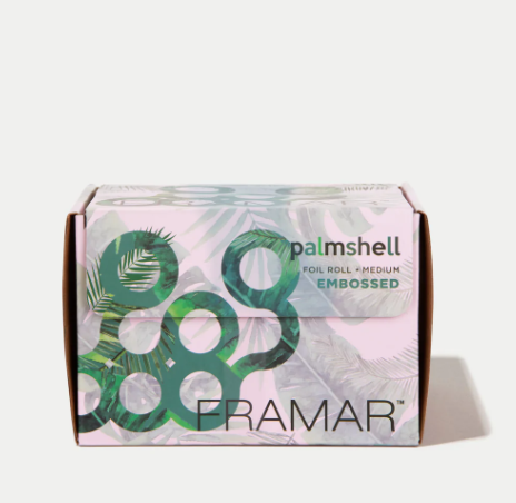 Framar Embossed Foil - Palmshell - Medium Roll - Creata Beauty - Professional Beauty Products