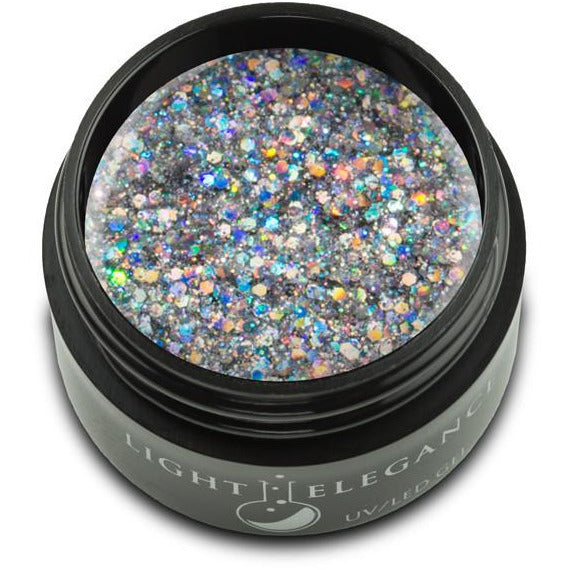 Light Elegance Glitter Gel - Silver Bells - Creata Beauty - Professional Beauty Products