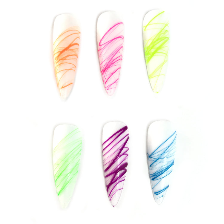 Fuzion Glowz - Summer 2022 Neon Spider Gel Collection - Creata Beauty - Professional Beauty Products