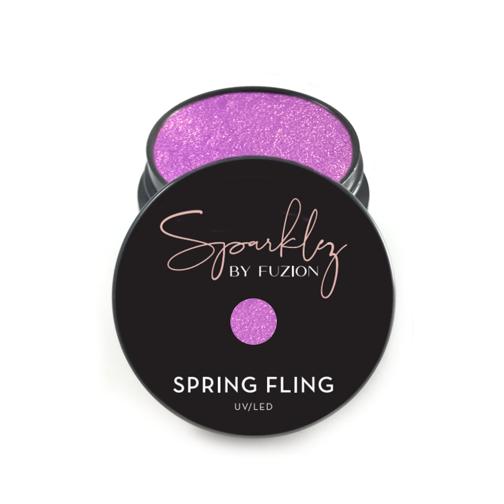 Fuzion Sparklez Gel - Spring Fling - Creata Beauty - Professional Beauty Products