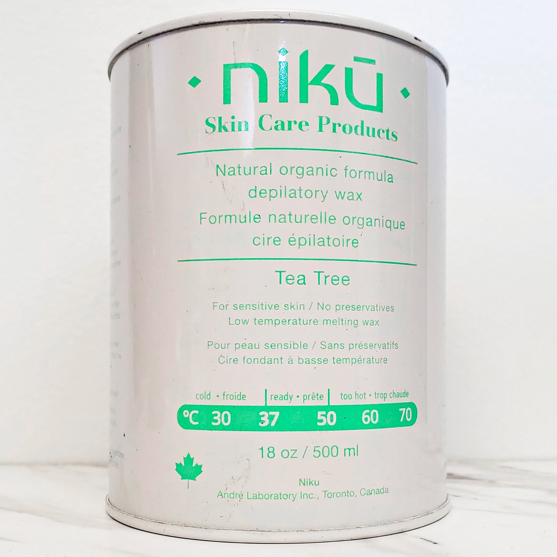 NIKU Wax - Tea Tree 500ml - Creata Beauty - Professional Beauty Products