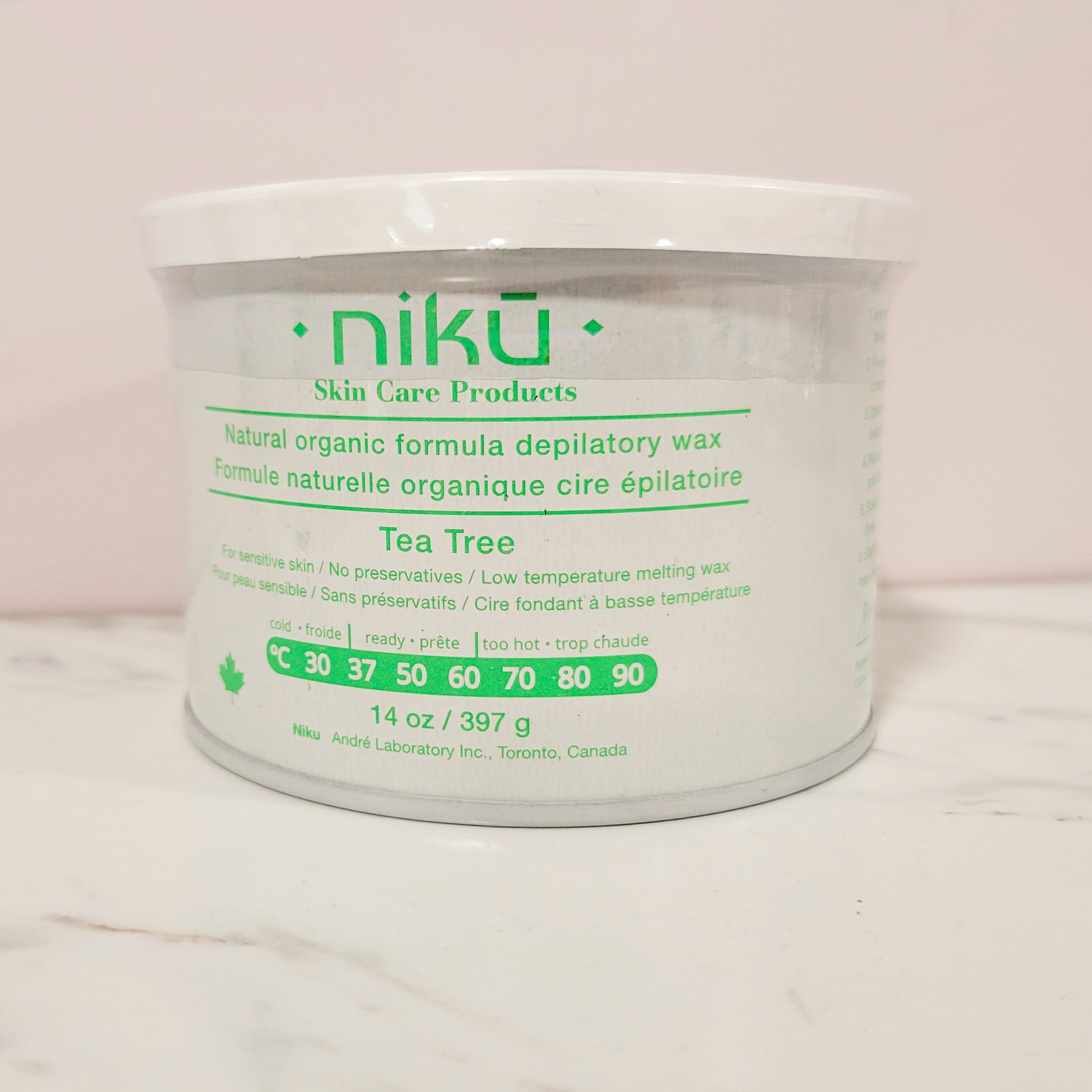 NIKU Wax - Tea Tree 400ml - Creata Beauty - Professional Beauty Products