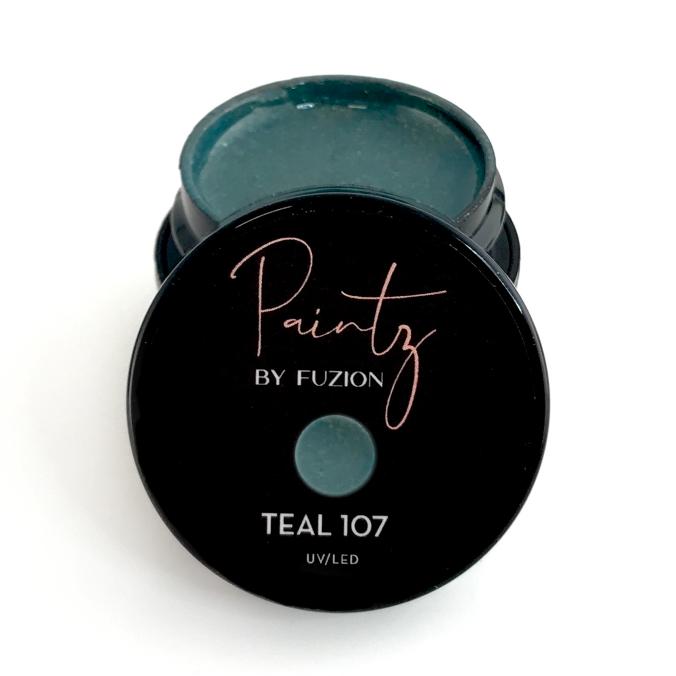 Fuzion Paintz Gel - Teal 107 - Creata Beauty - Professional Beauty Products