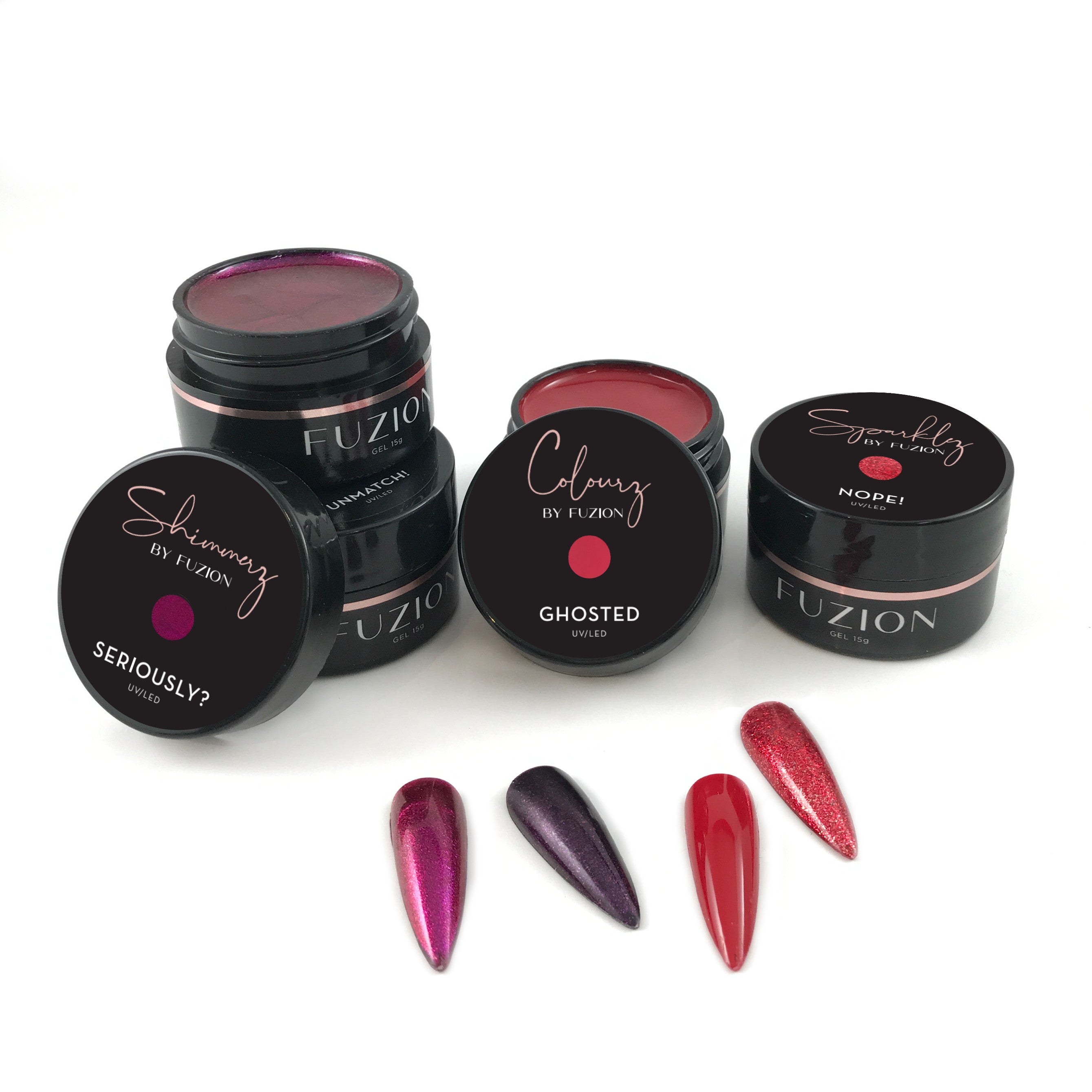 Fuzion UV/LED Shimmerz & Sparklez - Valentine's 2023 Collection - Creata Beauty - Professional Beauty Products