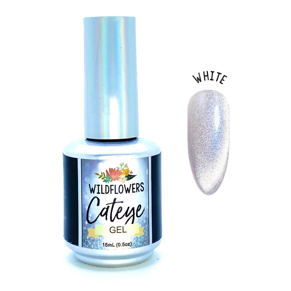 Wildflowers - White Cat Eye Gel - Creata Beauty - Professional Beauty Products