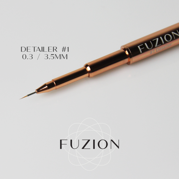 Fuzion Brush - Signature Nail Art Series Set - Creata Beauty - Professional Beauty Products