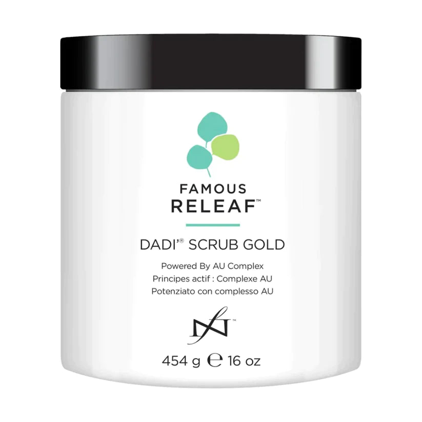 Famous Names - Releaf Dadi' Scrub Gold - Creata Beauty - Professional Beauty Products