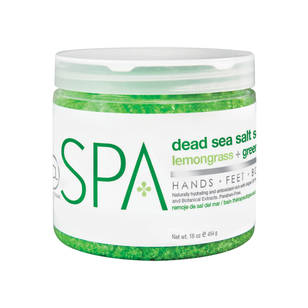 BCL Spa Salt Soak - Lemongrass & Green Tea - Creata Beauty - Professional Beauty Products