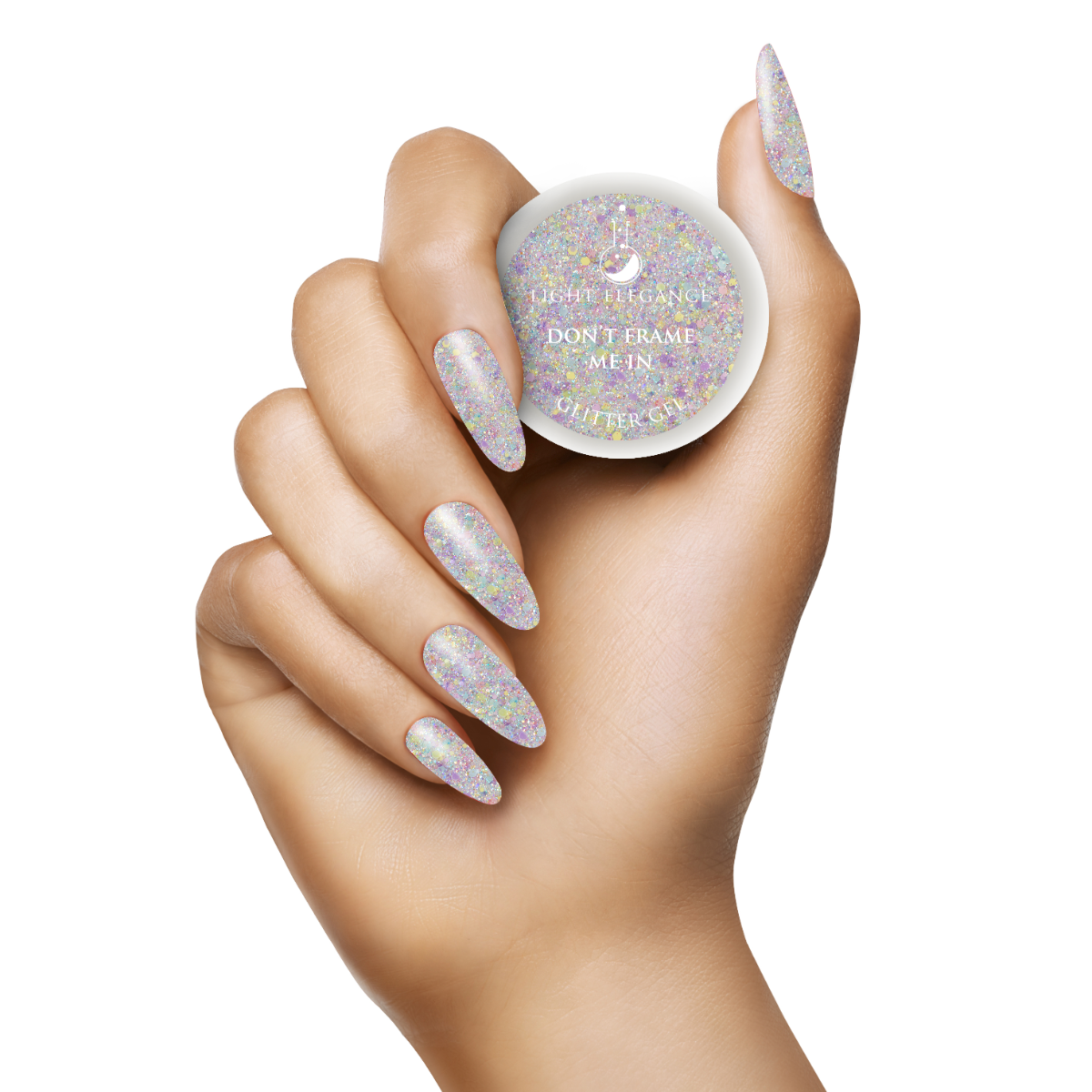 Light Elegance Glitter Gel - Don't Frame Me In - Creata Beauty - Professional Beauty Products
