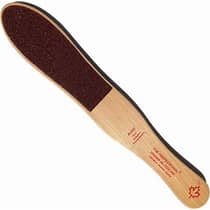 Two Sided Foot File- Wooden Handle - Creata Beauty - Professional Beauty Products