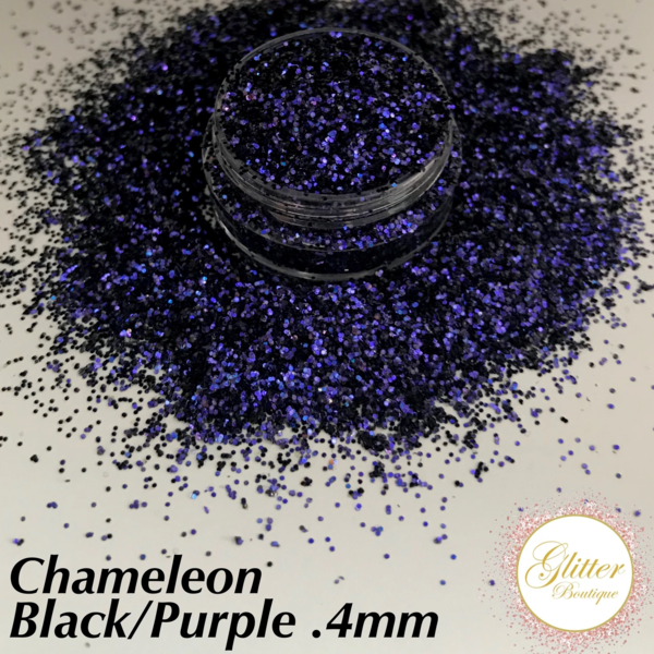 Glitter Boutique - Chameleon Black/Purple .4mm - Creata Beauty - Professional Beauty Products