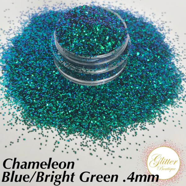 Glitter Boutique - Chameleon Blue/Bright Green .4mm - Creata Beauty - Professional Beauty Products