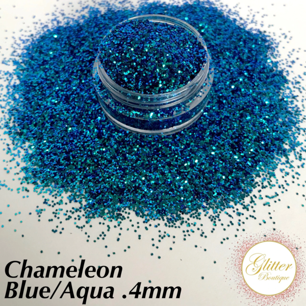 Glitter Boutique - Chameleon Blue/Aqua .4mm - Creata Beauty - Professional Beauty Products