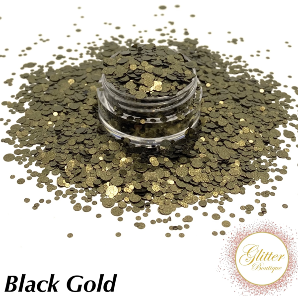 Glitter Boutique - Black Gold - Creata Beauty - Professional Beauty Products