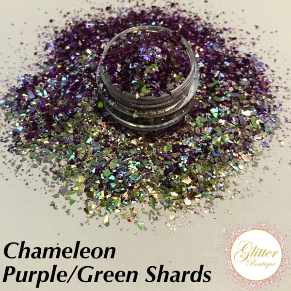 Glitter Boutique - Chameleon Purple/Green Shards - Creata Beauty - Professional Beauty Products