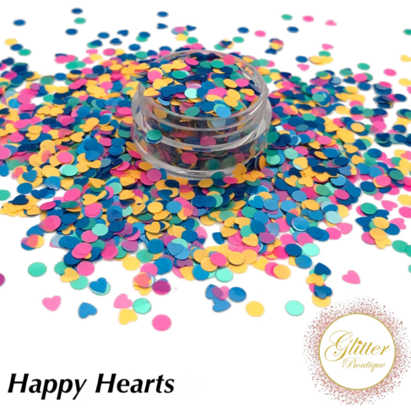 Glitter Boutique - Happy Hearts - Creata Beauty - Professional Beauty Products