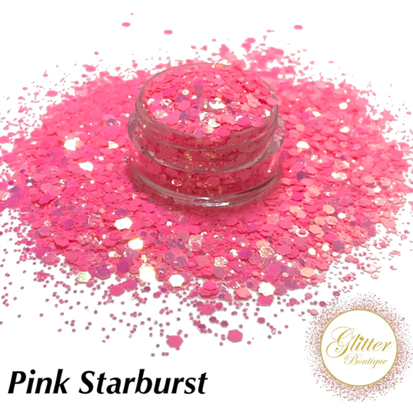 Glitter Boutique - Pink Starburst - Creata Beauty - Professional Beauty Products