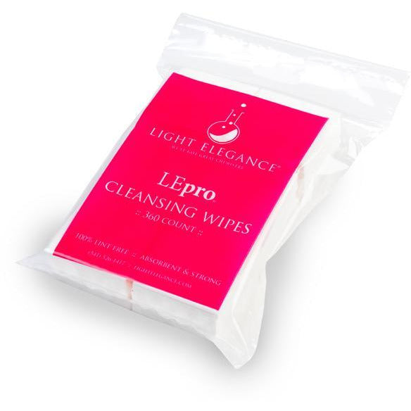 Light Elegance LEpro Lint-Free Cleansing Wipes (360ct) - Creata Beauty - Professional Beauty Products