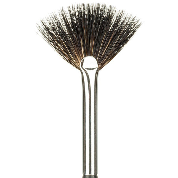Light Elegance Brush - Lil' Fluff Small Fan Art Brush - Creata Beauty - Professional Beauty Products
