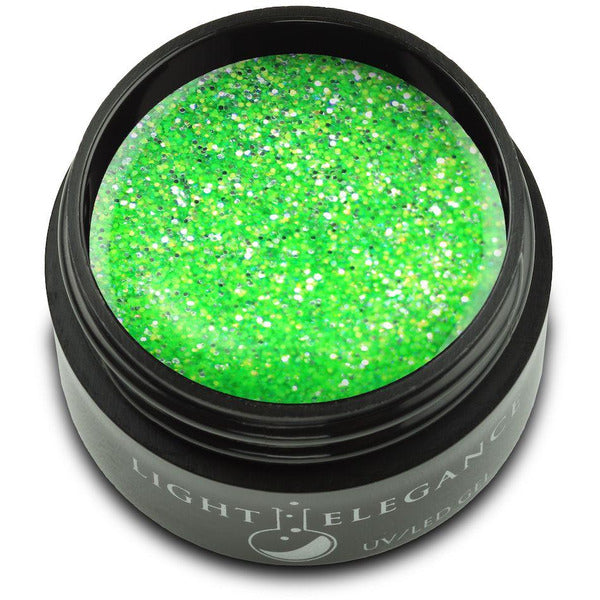Light Elegance Glitter Gel - Kiwi to My Heart - Creata Beauty - Professional Beauty Products