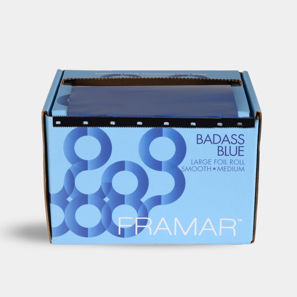 Framar Smooth Foil - Badass Blue (Medium) - Large Roll - Creata Beauty - Professional Beauty Products