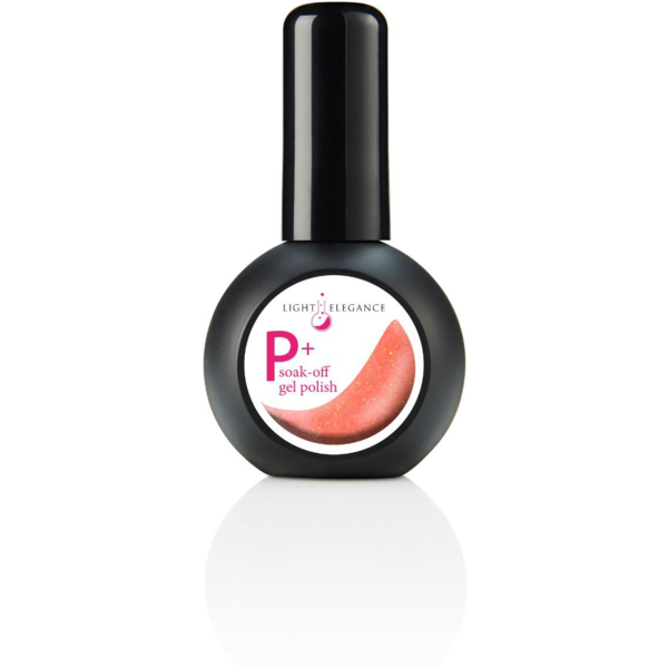 Light Elegance P+ Soak Off Glitter Gel - Orange Crush - Creata Beauty - Professional Beauty Products