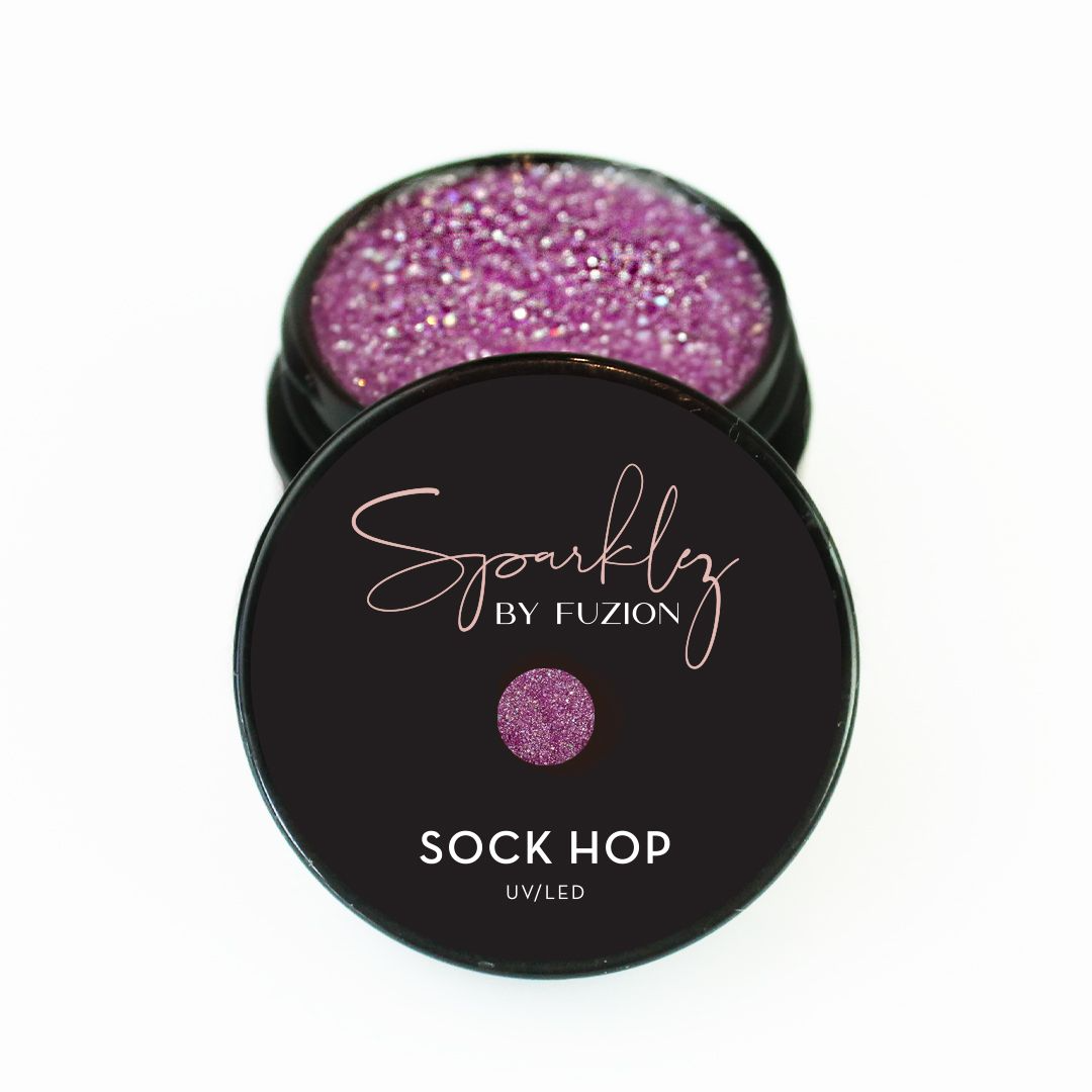 Fuzion Sparklez Gel - Sock Hop - Creata Beauty - Professional Beauty Products