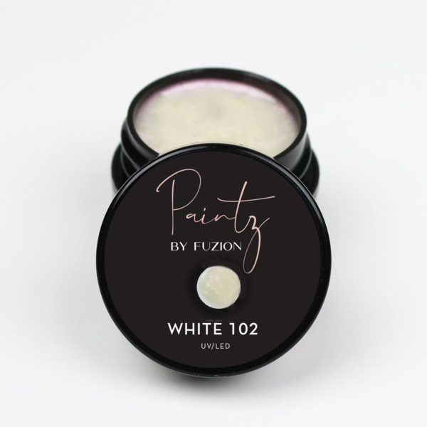 Fuzion Paintz Gel - White 102 - Creata Beauty - Professional Beauty Products