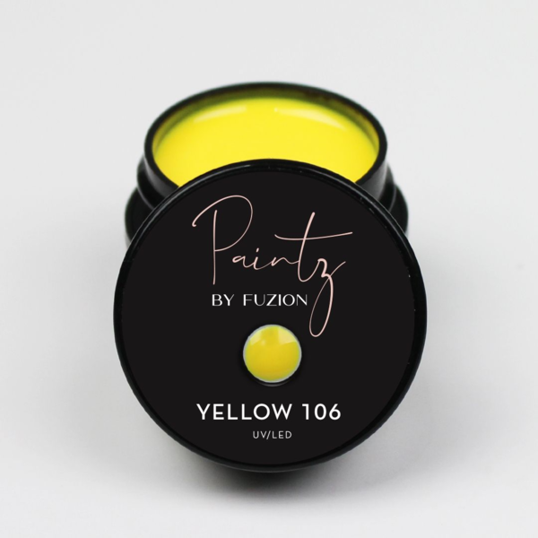 Fuzion Paintz Gel - Yellow 106 - Creata Beauty - Professional Beauty Products