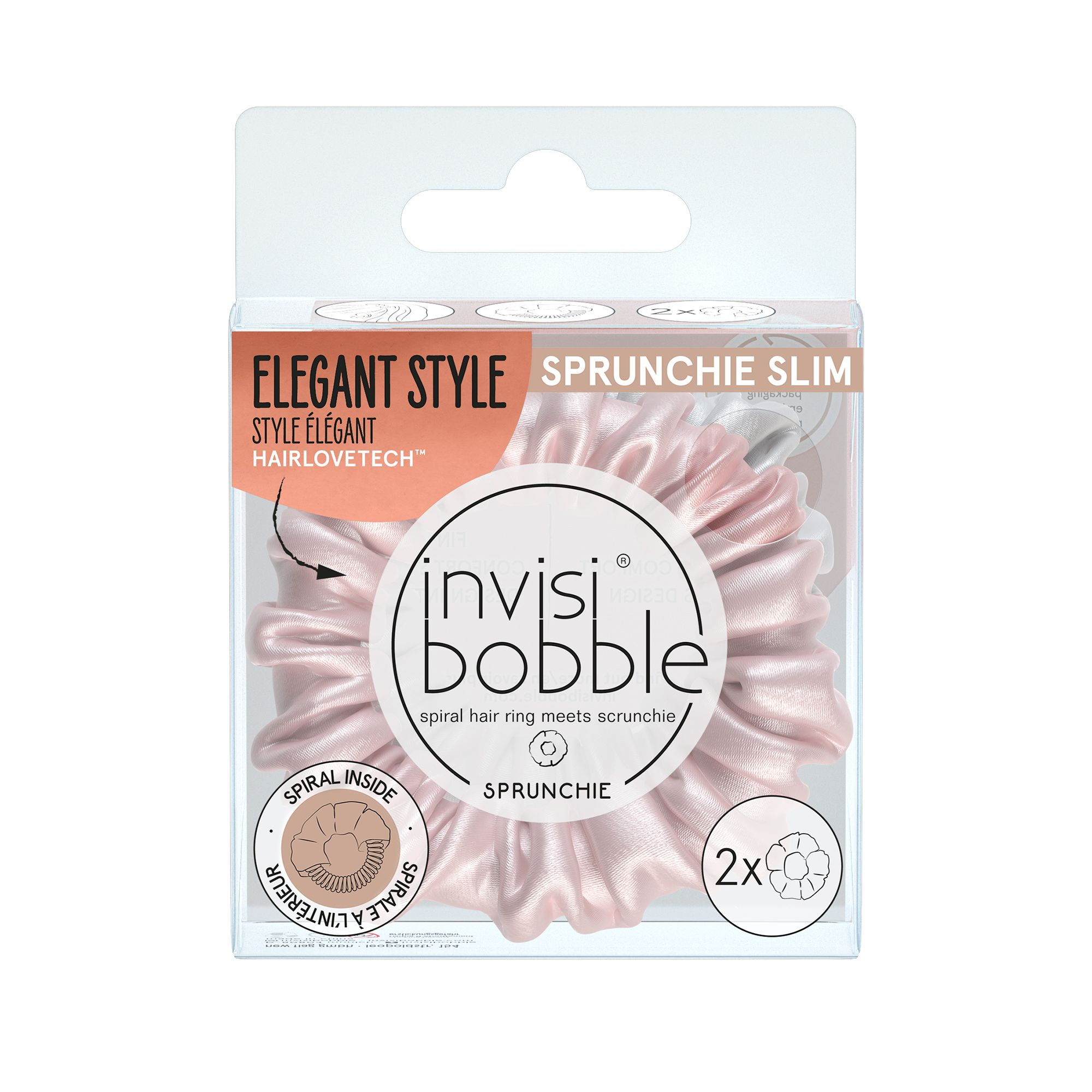 Invisibobble Sprunchie Slim - Bella Chrome Multipack - Creata Beauty - Professional Beauty Products