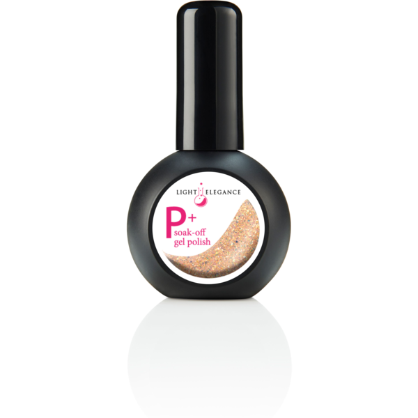 Light Elegance P+ Soak Off Glitter Gel - Tangerine Dream - Creata Beauty - Professional Beauty Products