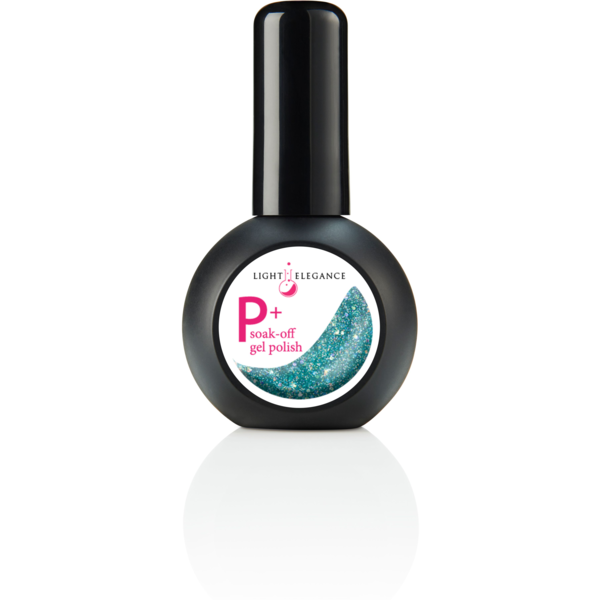 Light Elegance P+ Soak Off Glitter Gel - De-Ja-Blue - Creata Beauty - Professional Beauty Products