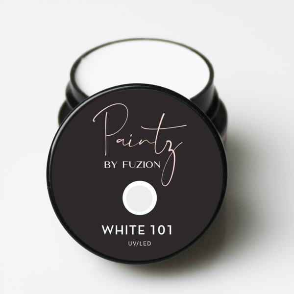 Fuzion Paintz Gel - White 101 - Creata Beauty - Professional Beauty Products