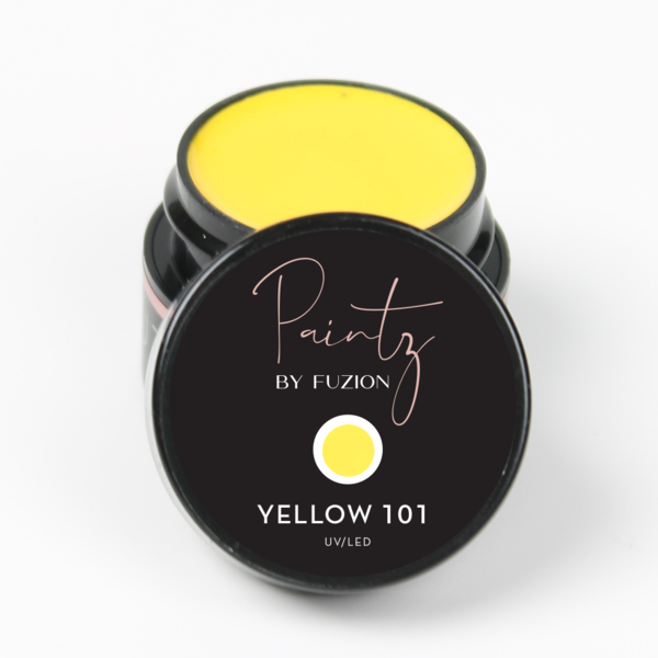 Fuzion Paintz Gel - Yellow 101 - Creata Beauty - Professional Beauty Products