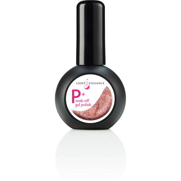 Light Elegance P+ Soak Off Glitter Gel - Restful Rose - Creata Beauty - Professional Beauty Products