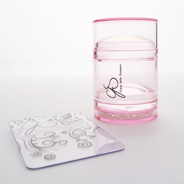 Clear Jelly Stamper - Big Bling XL Stamper Set (Pink) - Creata Beauty - Professional Beauty Products