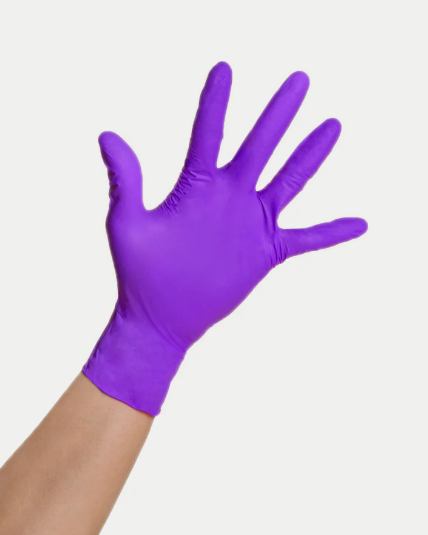 Framar Gloves - Purple Palms (Nitrile) - Medium - Creata Beauty - Professional Beauty Products