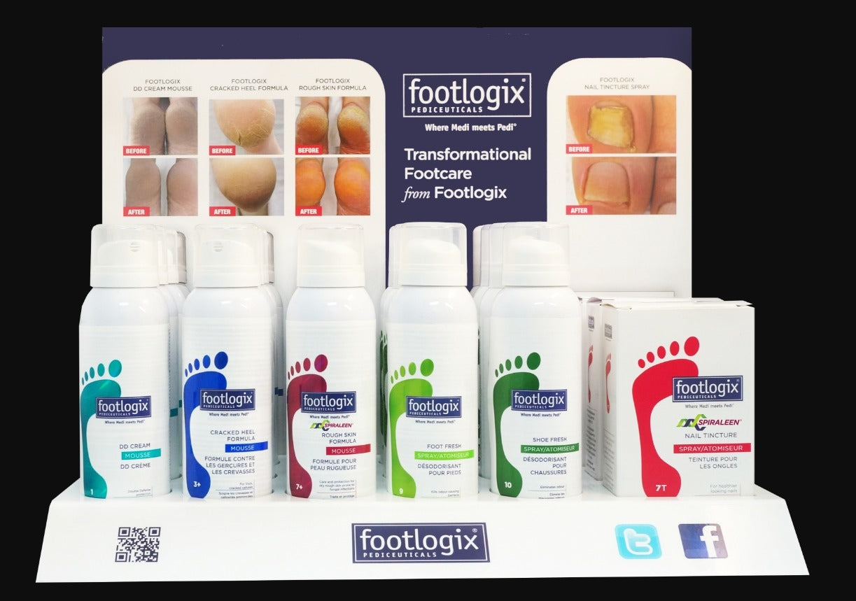 Footlogix - Retail Counter Display PrePack - Creata Beauty - Professional Beauty Products