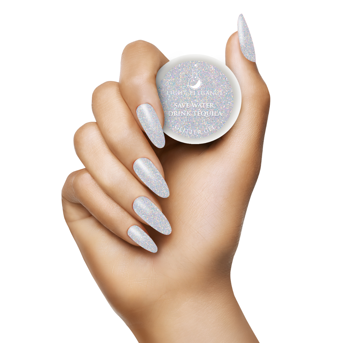 Light Elegance Glitter Gel - Save Water, Drink Tequila - Creata Beauty - Professional Beauty Products