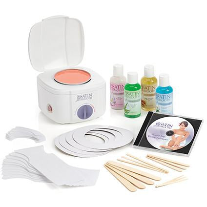 Satin Smooth - Professional Wax Kit with Single Wax Warmer - Creata Beauty - Professional Beauty Products